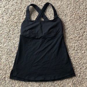 Black Lululemon Workout tank top